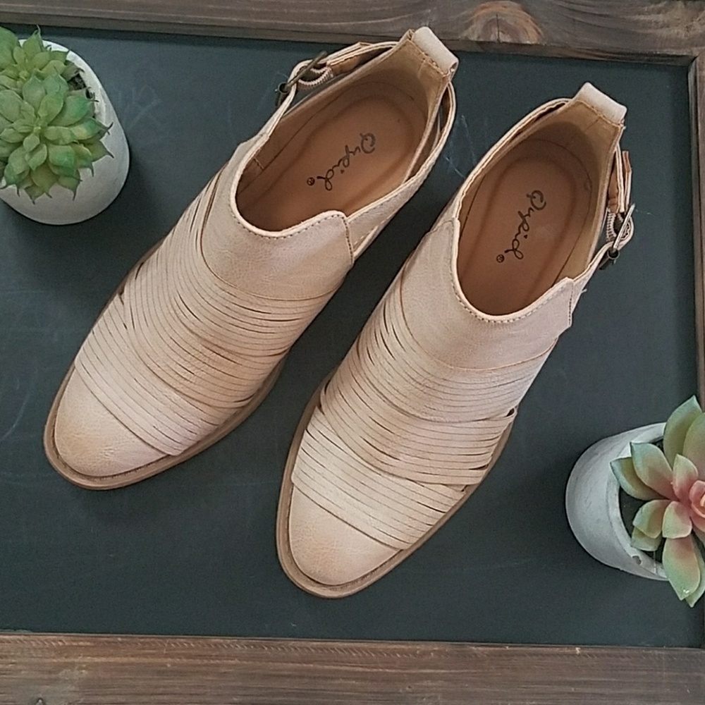 ❣5🌟❣Blush Strap Ankle Bootie❣ - Picture 2 of 6